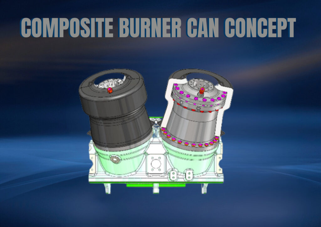 Composite burner can concept