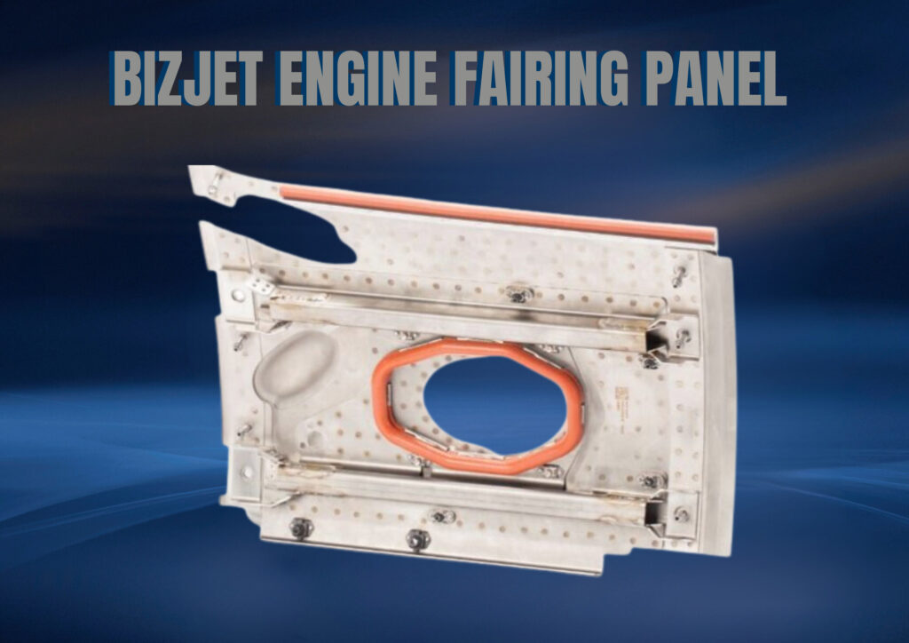 Bizjet engine fairing panel