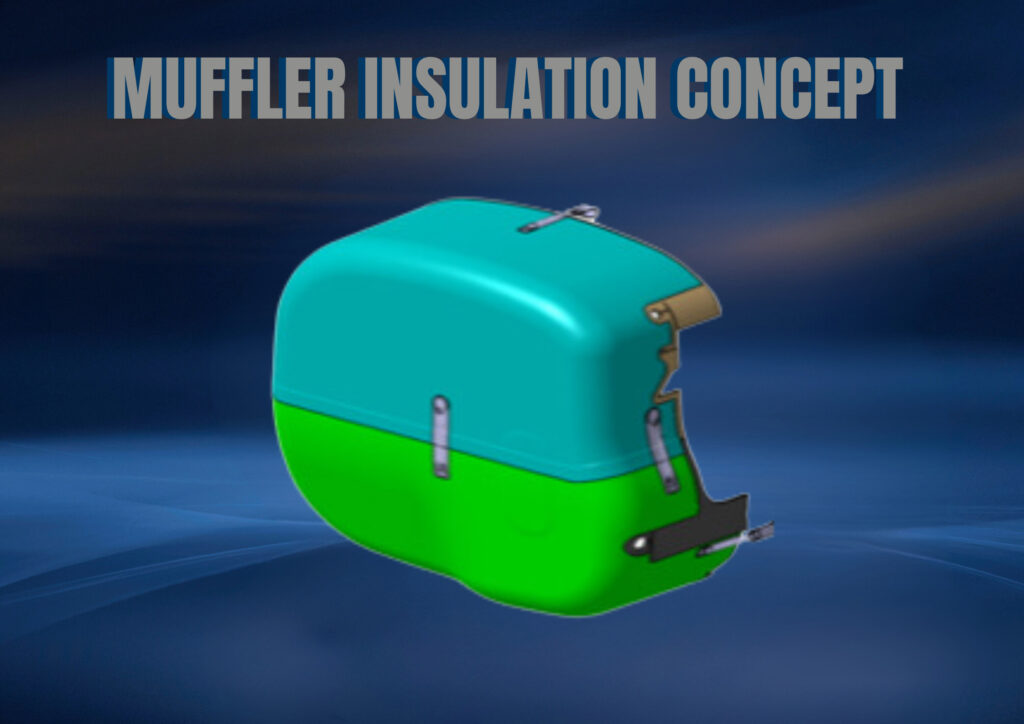 Muffler insulation concept